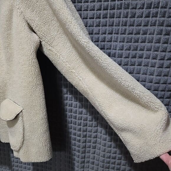 Faux Fur Fleece Sherpa Jacket 1X Ideology Pennylane Coat Cozy Glam Boho Chic NWT - Picture 7 of 16